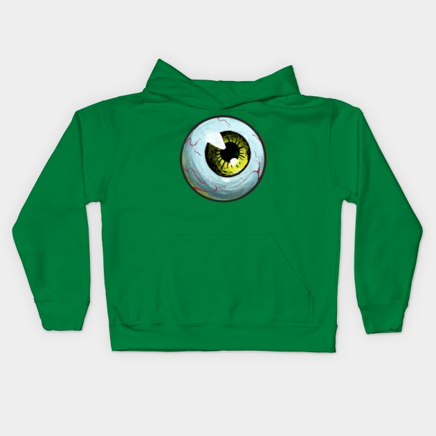 Eyeball Kids Hoodie by pastanaut